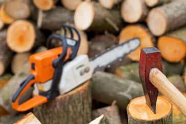 Aufarbeitung Brennholz